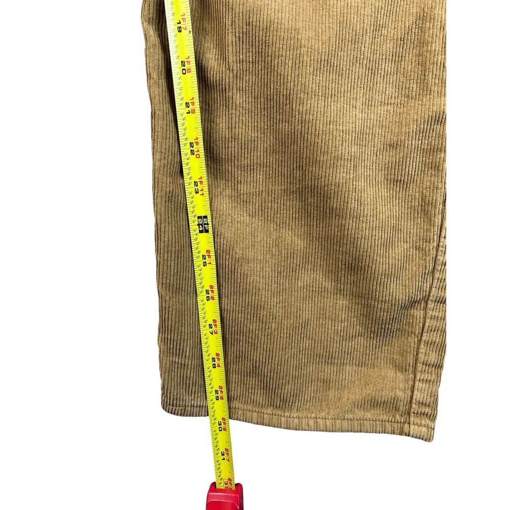Levis Women's '94 Baggy Mid-Rise Corduroy Jeans Camel  Size 26  Boho Skater - Picture 8 of 15